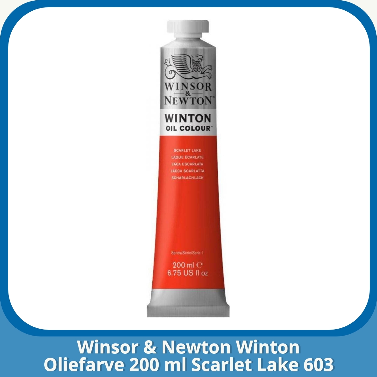Anmeldelse af Winsor & Newton Winton Oliefarve 200 ml Scarlet Lake 603