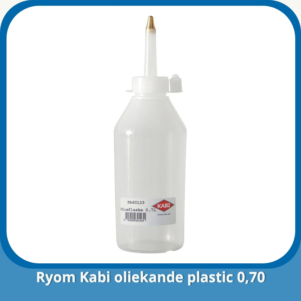 Anmeldelse af Ryom Kabi oliekande plastic 0,70