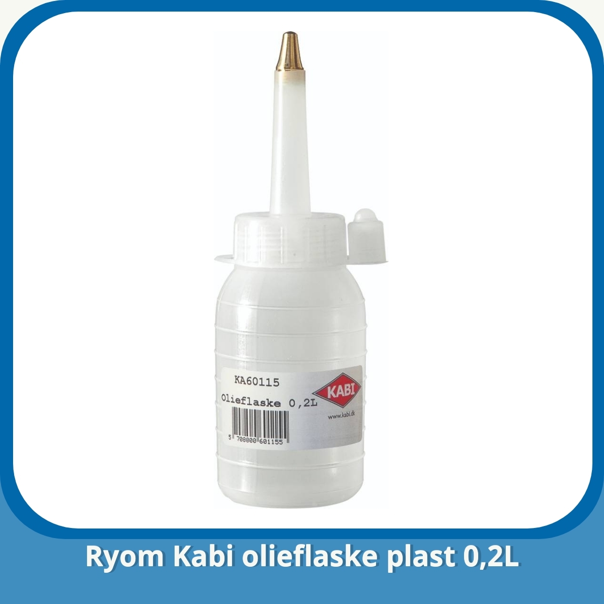 Anmeldelse af Ryom Kabi olieflaske plast 0,2L