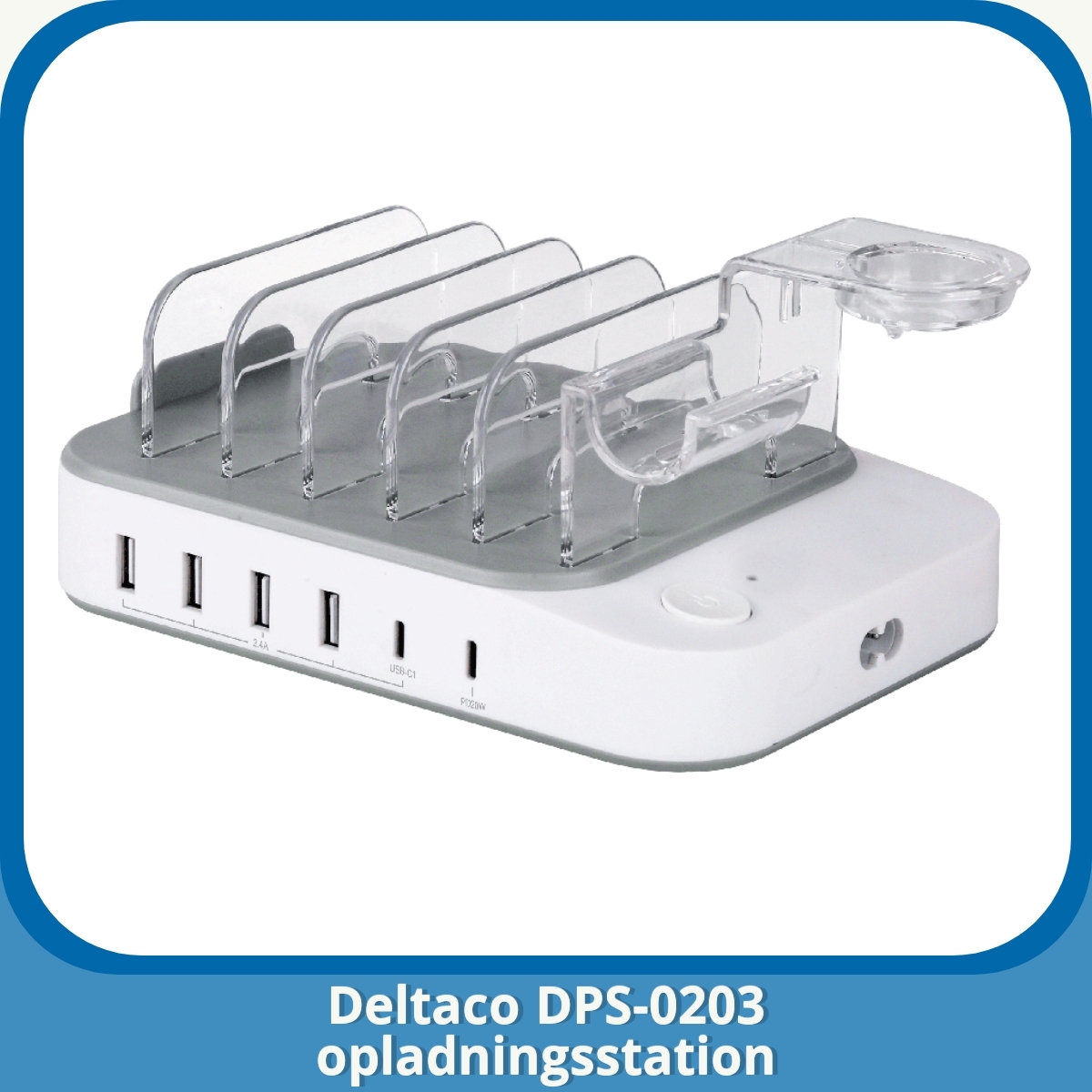 Anmeldelse af Deltaco DPS-0203 opladningsstation