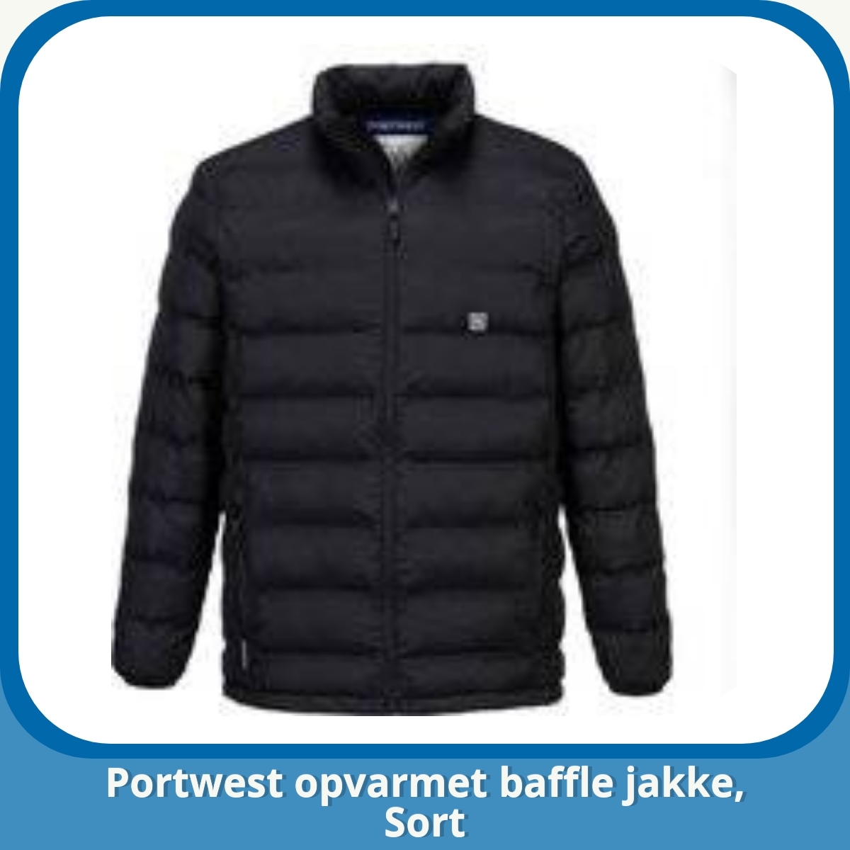 Anmeldelse af Portwest opvarmet baffle jakke, Sort