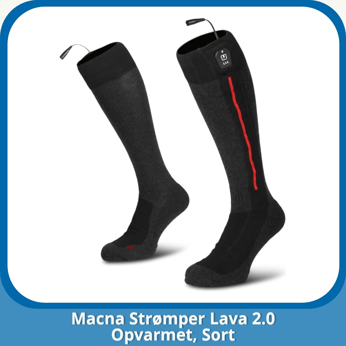 Anmeldelse af Macna Strømper Lava 2.0 Opvarmet, Sort