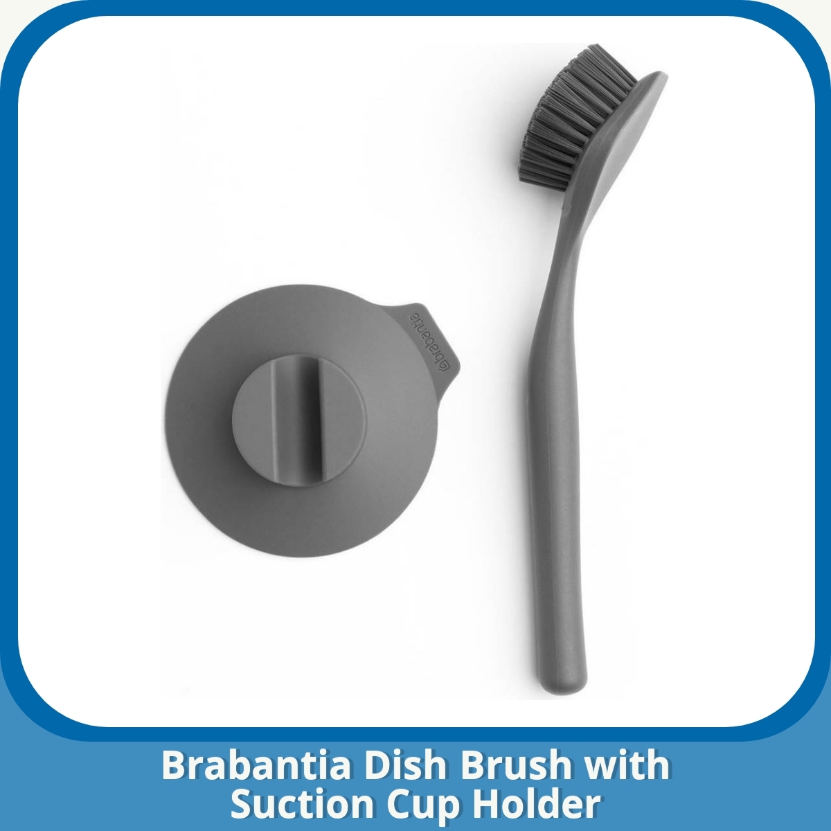 Anmeldelse af Brabantia Dish Brush with Suction Cup Holder