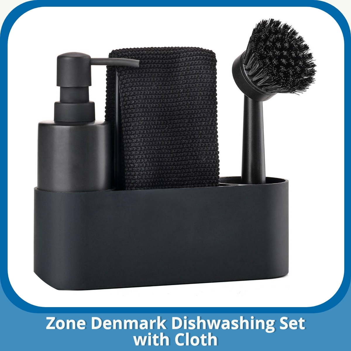 Anmeldelse af Zone Denmark Dishwashing Set with Cloth