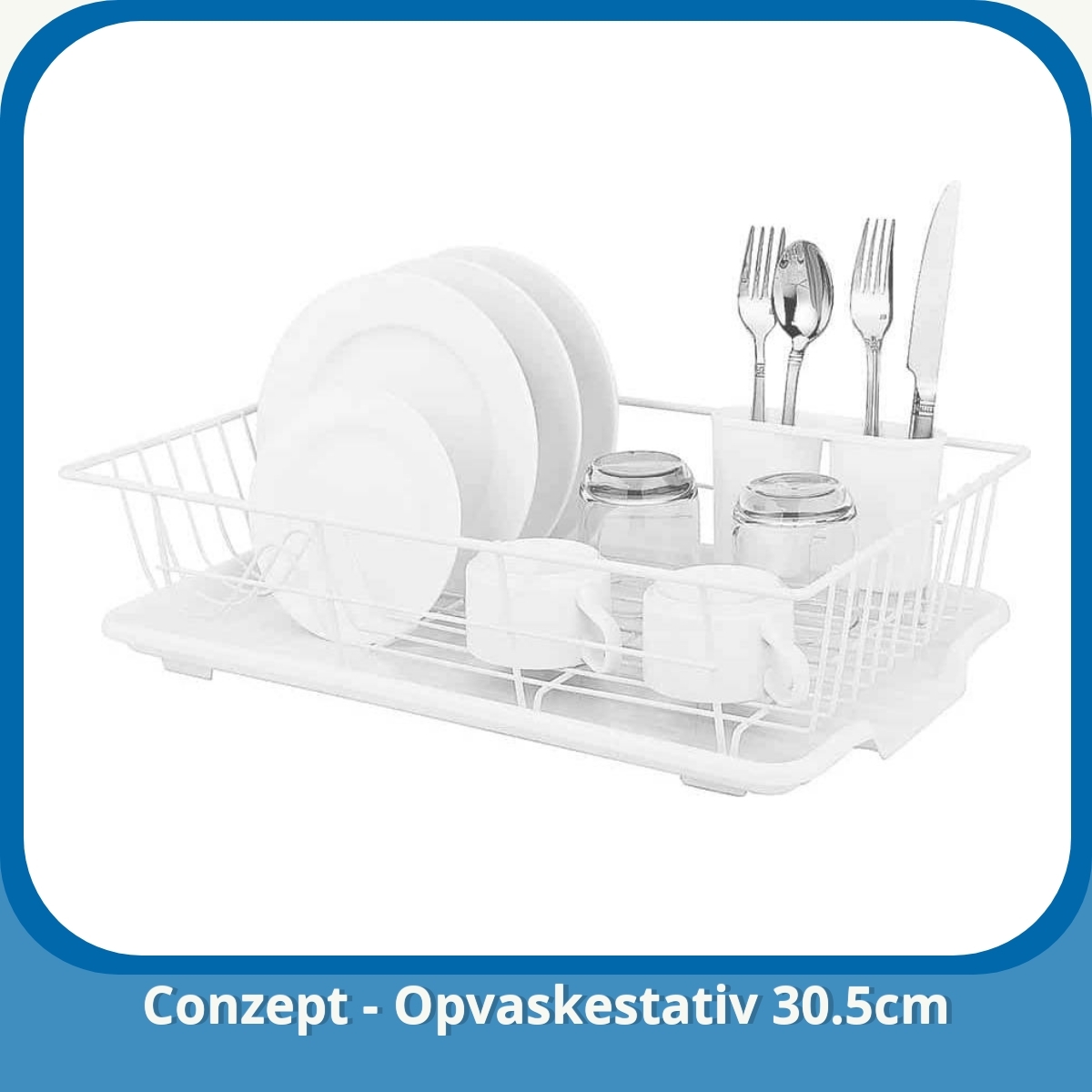 Anmeldelse af Conzept - Opvaskestativ 30.5cm