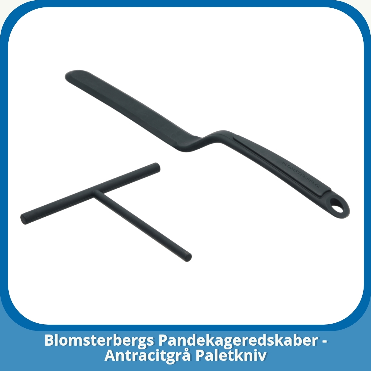 Anmeldelse af Blomsterbergs Pandekageredskaber - Antracitgrå Paletkniv