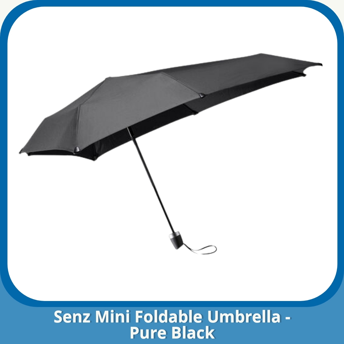 Anmeldelse af Senz Mini Foldable Umbrella - Pure Black