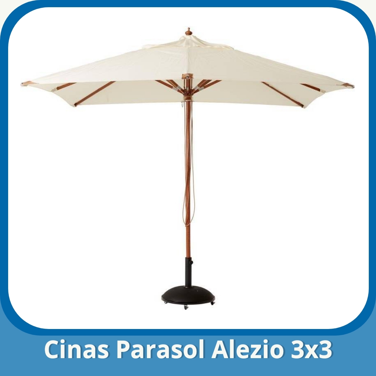 Anmeldelse af Cinas Parasol Alezio 3x3