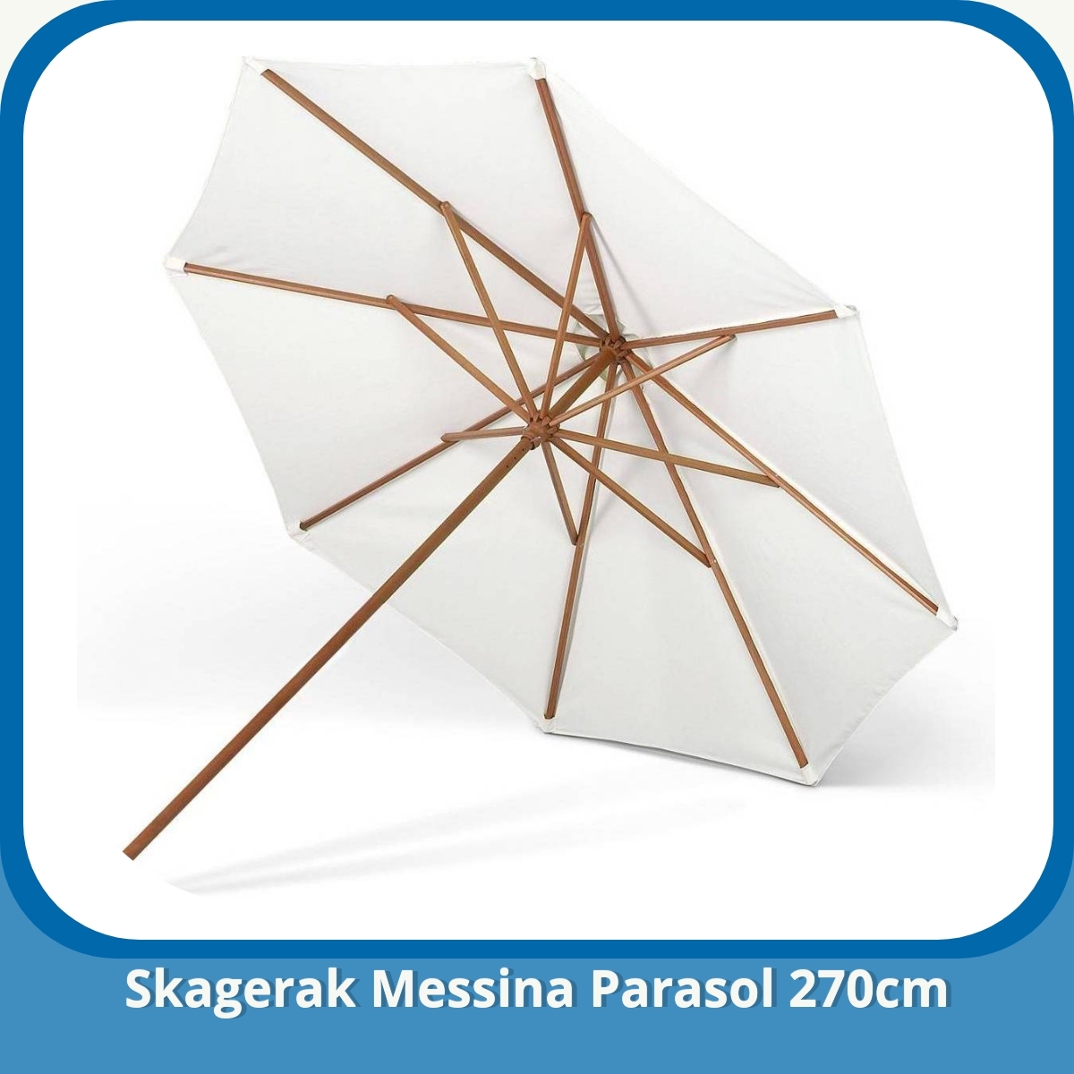 Anmeldelse af Skagerak Messina Parasol 270cm