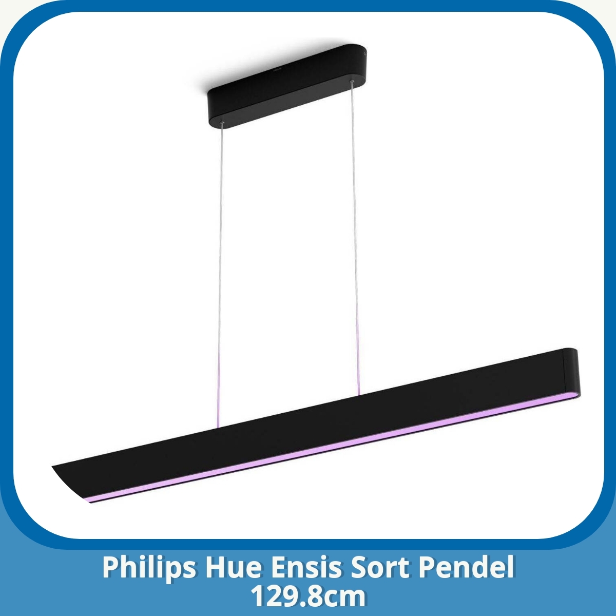Anmeldelse af Philips Hue Ensis Sort Pendel 129.8cm