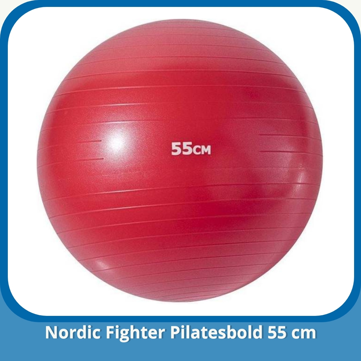 Anmeldelse af Nordic Fighter Pilatesbold 55 cm