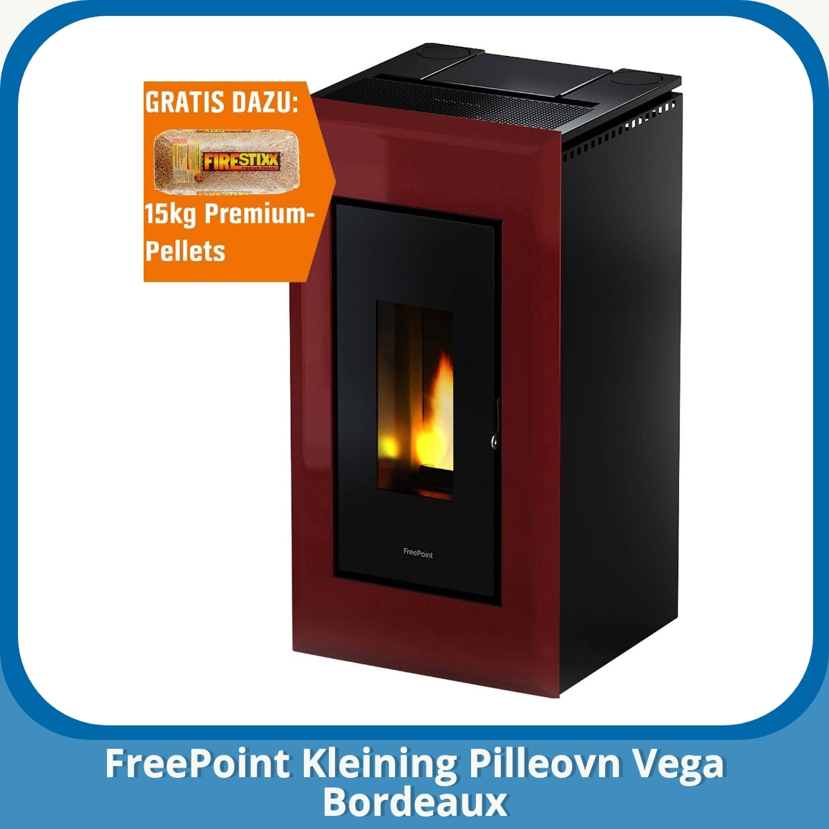 Anmeldelse af FreePoint Kleining Pilleovn Vega Bordeaux