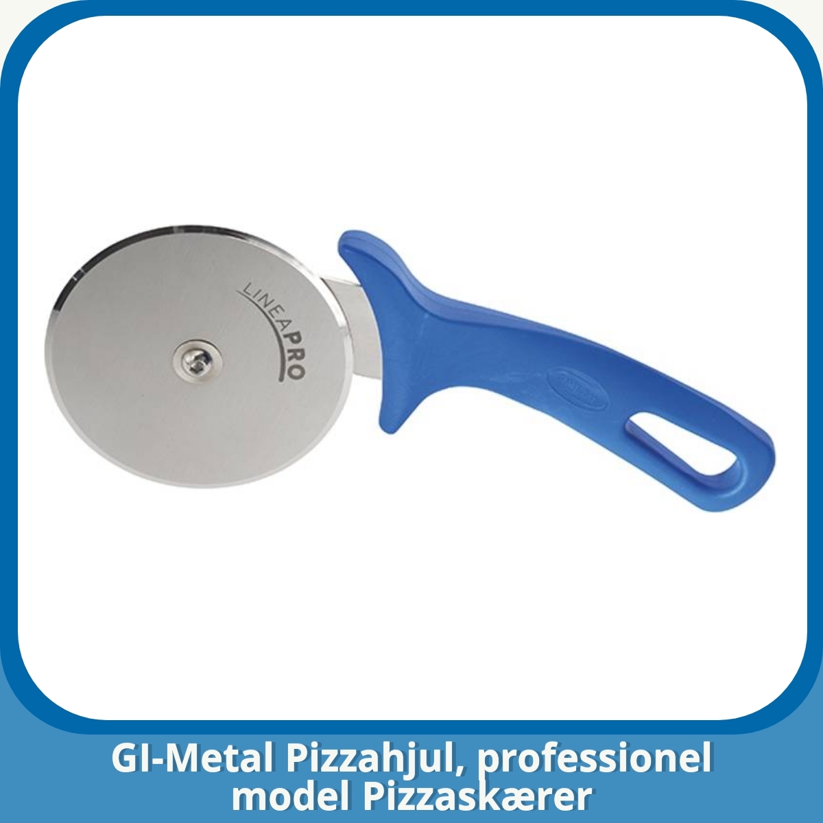 Anmeldelse af GI-Metal Pizzahjul, professionel model Pizzaskærer