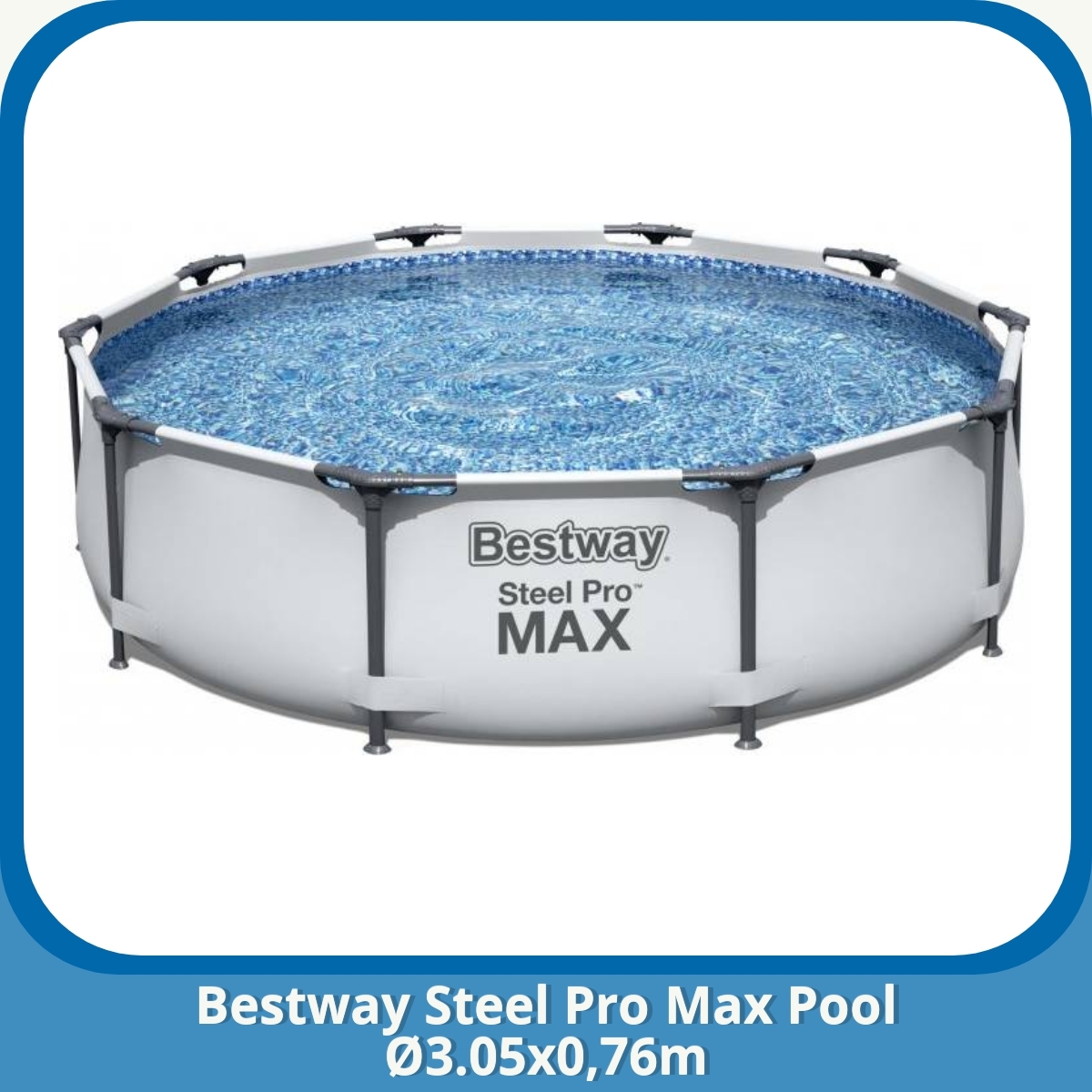 Anmeldelse af Bestway Steel Pro Max Pool Ø3.05x0,76m