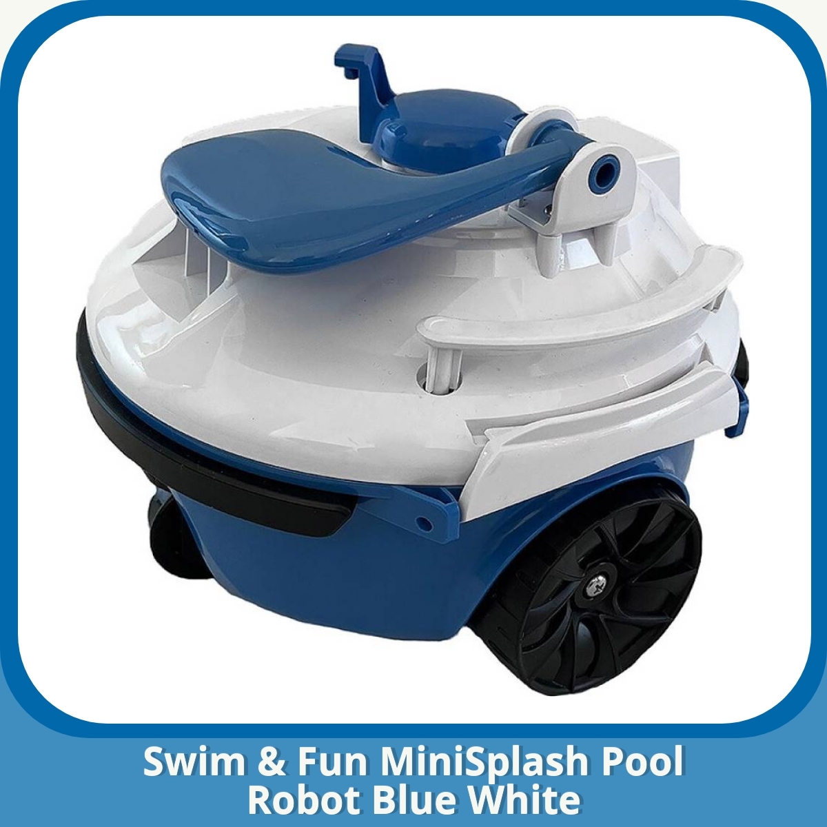 Anmeldelse af Swim & Fun MiniSplash Pool Robot Blue White