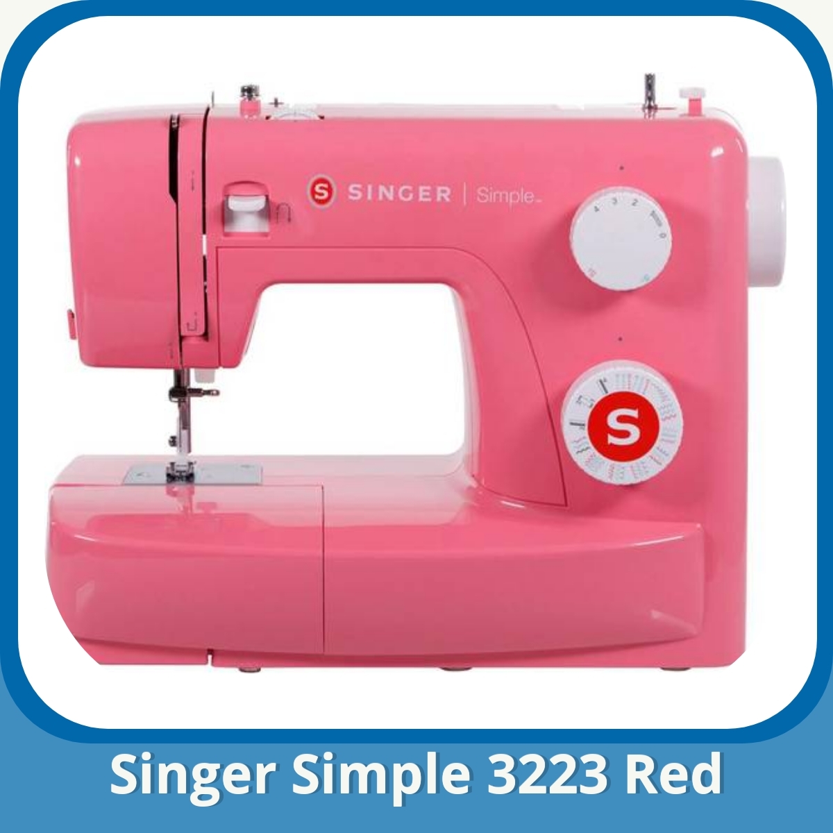 Anmeldelse af Singer Simple 3223 Red
