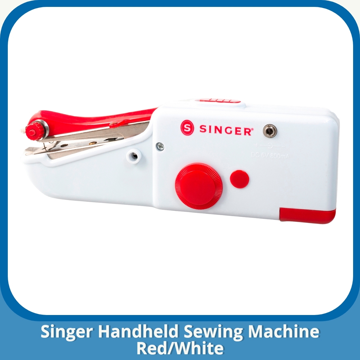 Anmeldelse af Singer Handheld Sewing Machine Red/White
