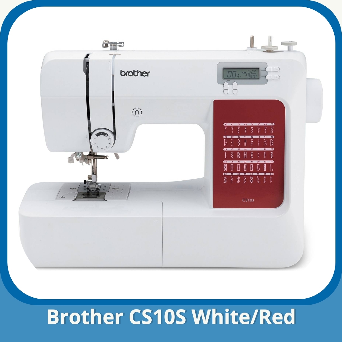 Anmeldelse af Brother CS10S White/Red
