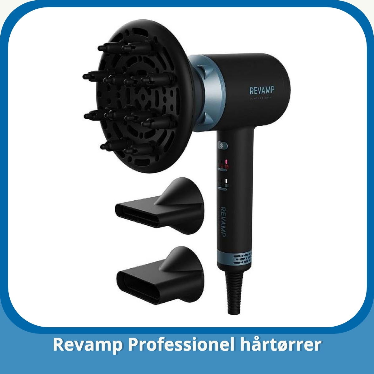 Anmeldelse af Revamp Professionel hårtørrer