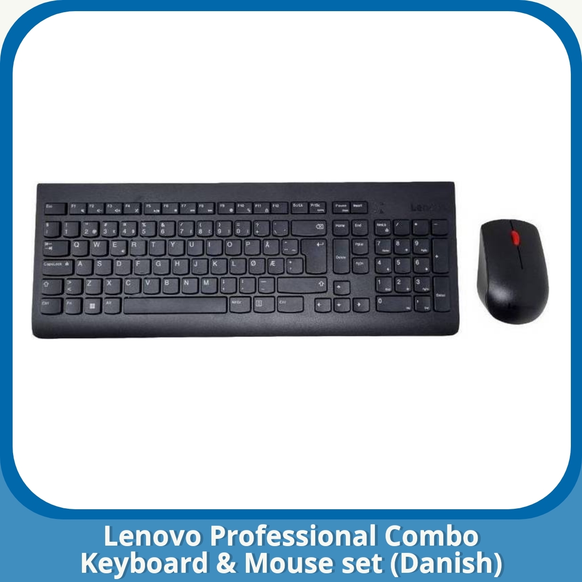Anmeldelse af Lenovo Professional Combo Keyboard & Mouse set (Danish)