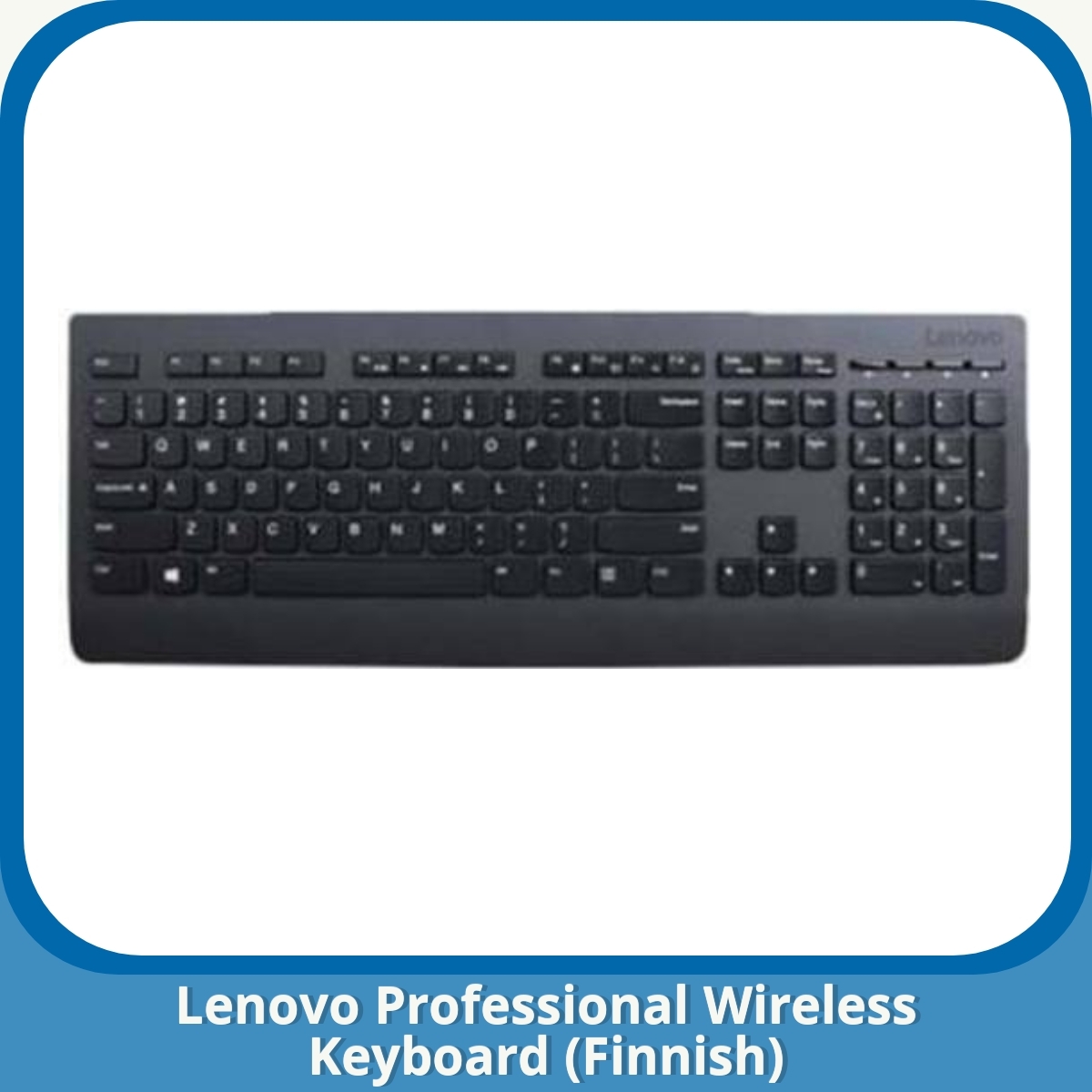 Anmeldelse af Lenovo Professional Wireless Keyboard (Finnish)