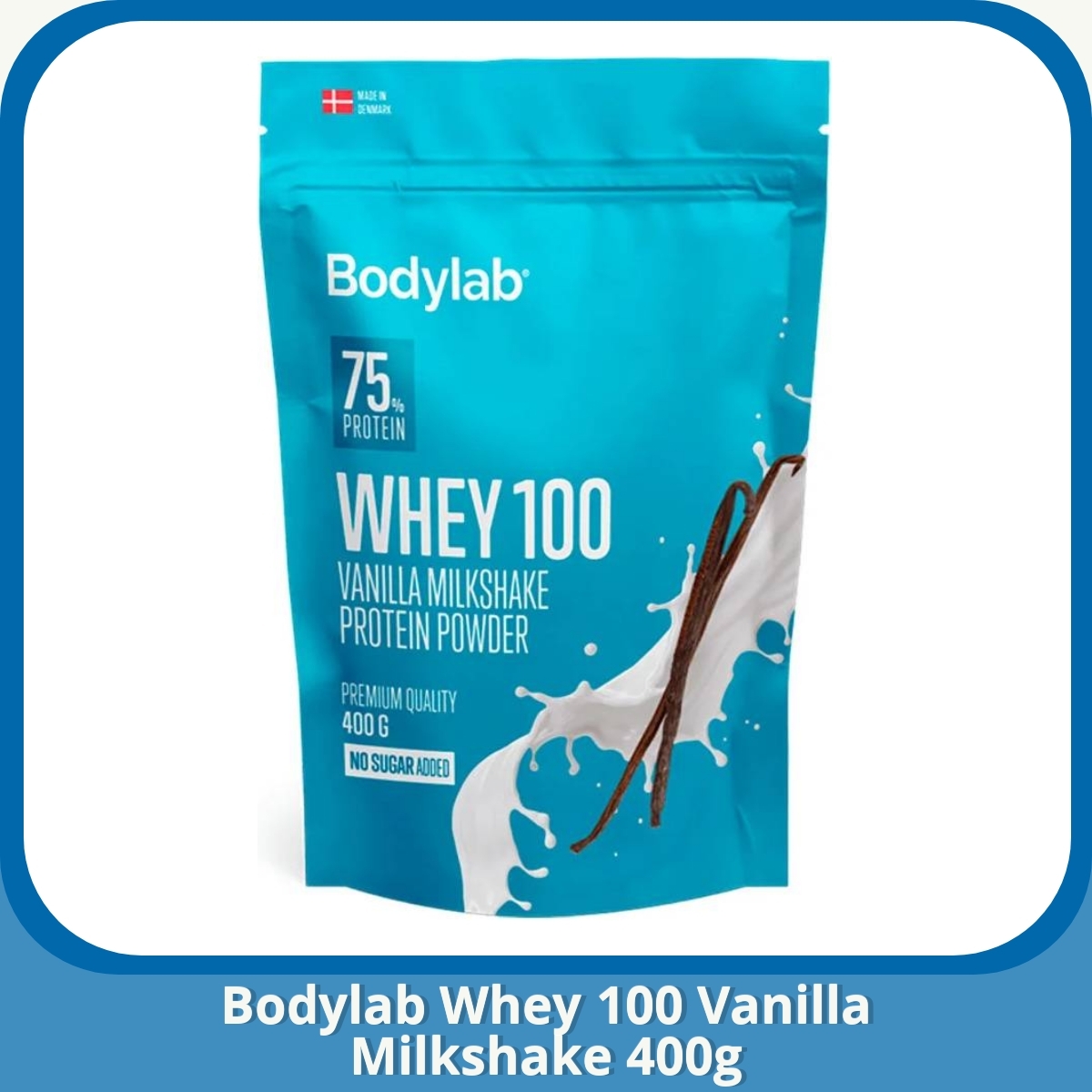 Anmeldelse af Bodylab Whey 100 Vanilla Milkshake 400g
