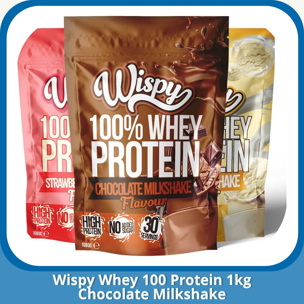 Anmeldelse af Wispy Whey 100 Protein 1kg Chocolate Milkshake