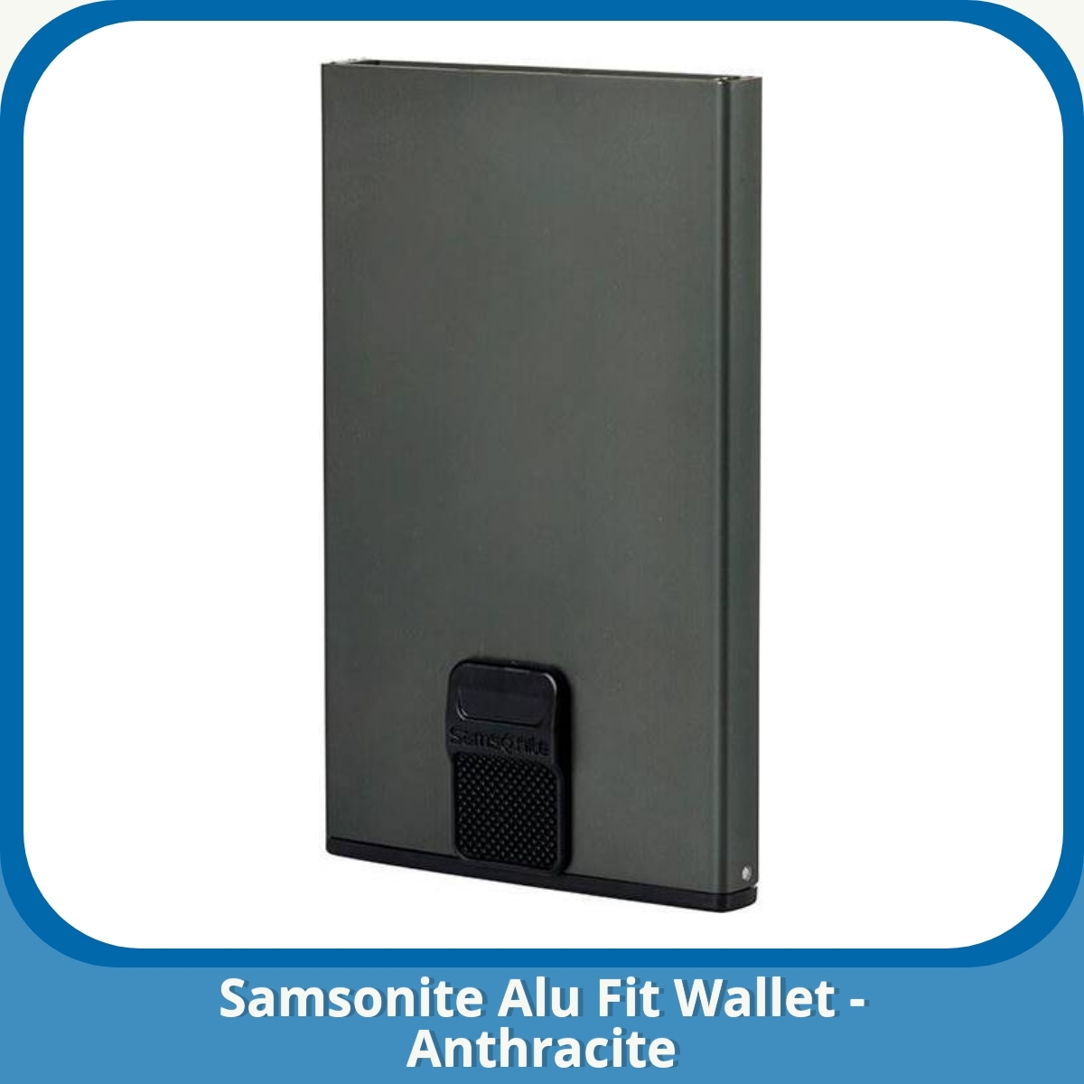 Anmeldelse af Samsonite Alu Fit Wallet - Anthracite