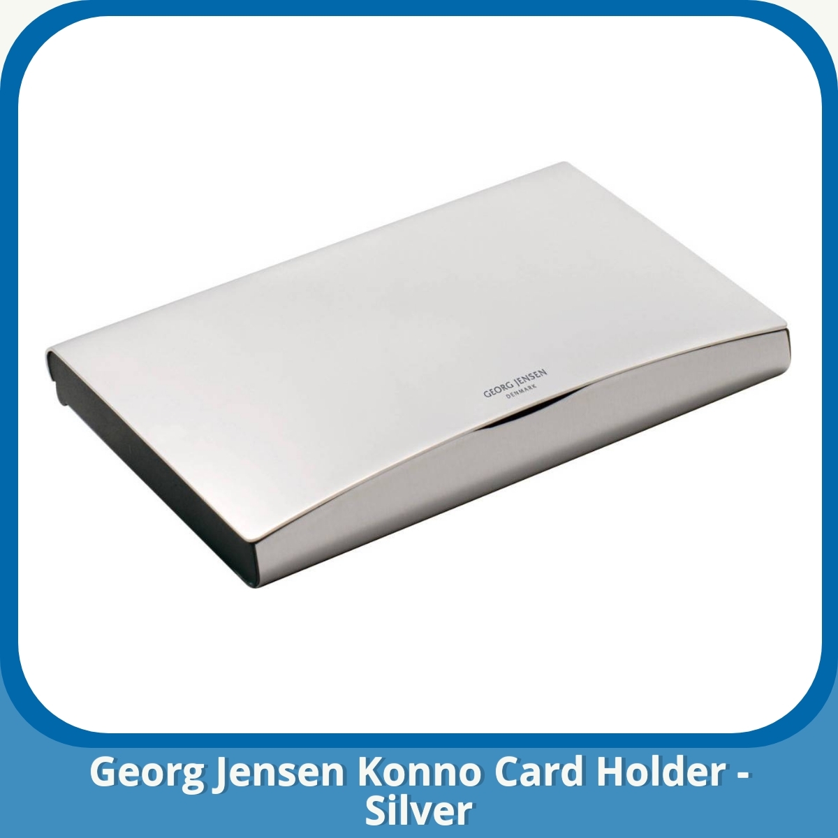 Anmeldelse af Georg Jensen Konno Card Holder - Silver
