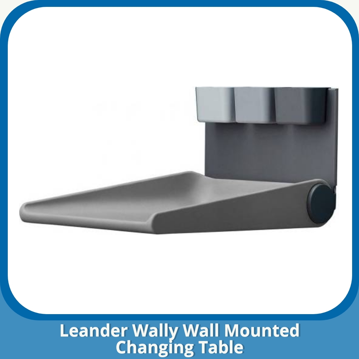 Anmeldelse af Leander Wally Wall Mounted Changing Table