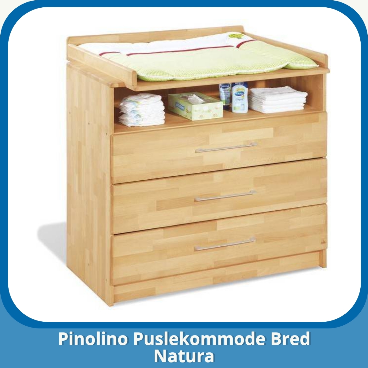 Anmeldelse af Pinolino Puslekommode Bred Natura