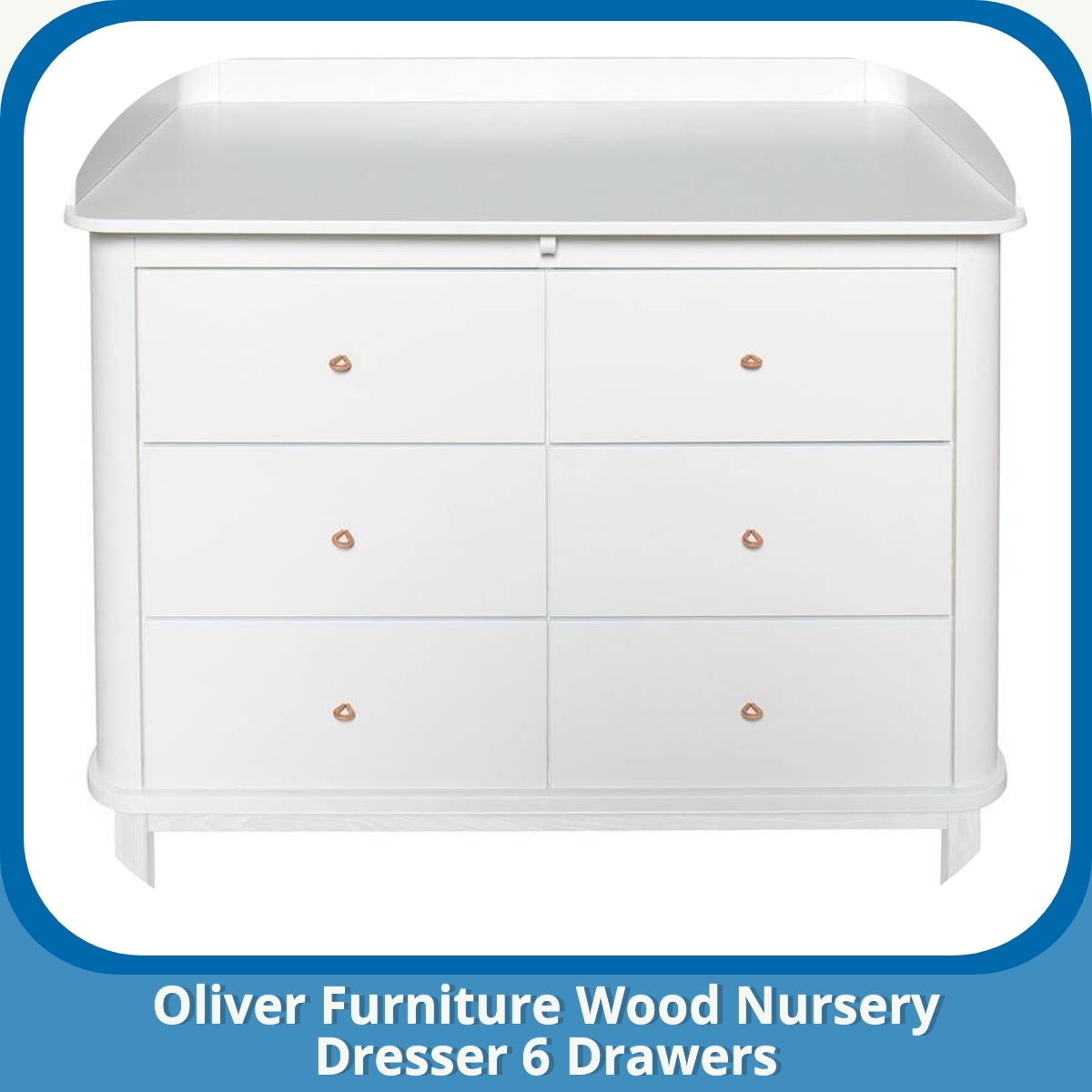 Anmeldelse af Oliver Furniture Wood Nursery Dresser 6 Drawers