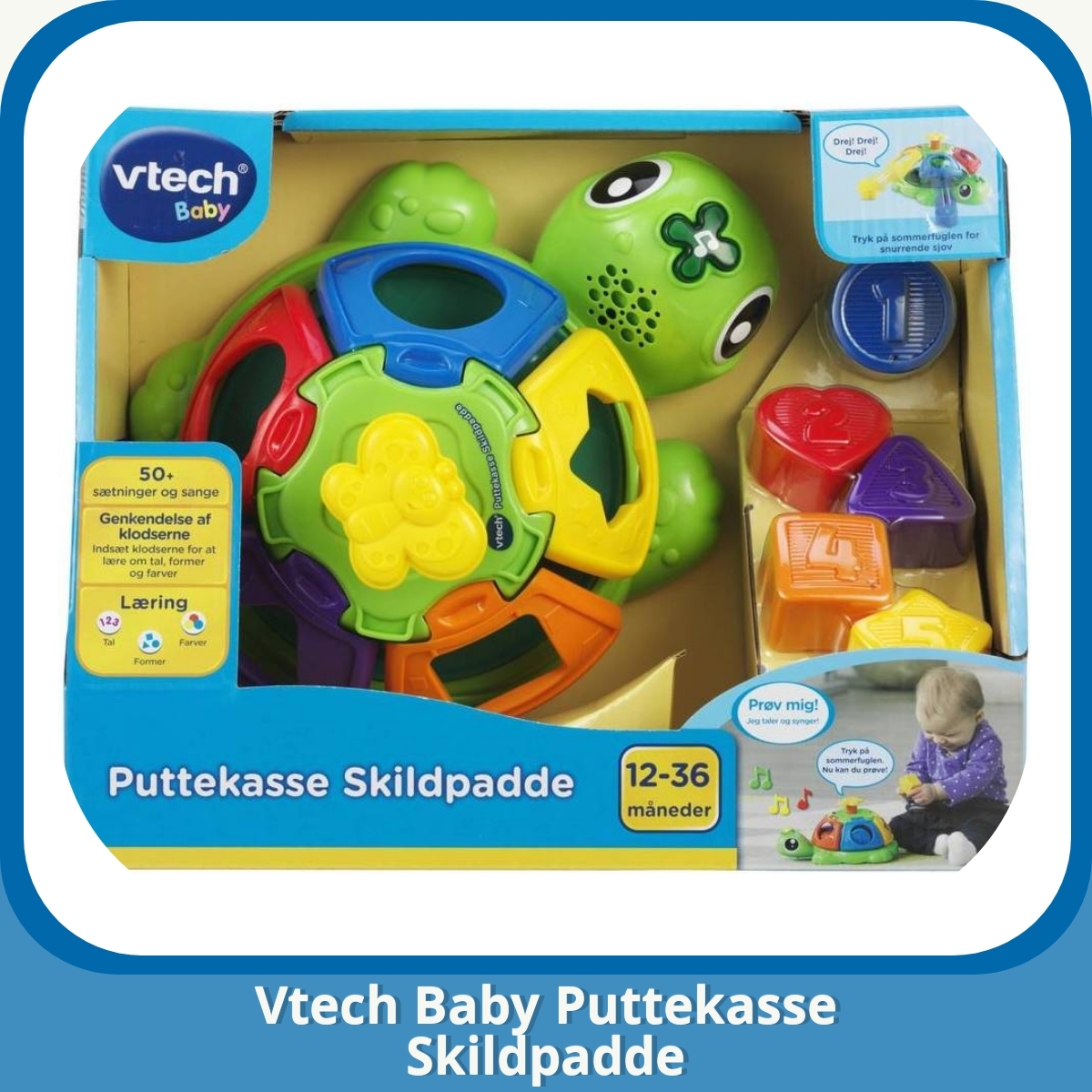 Anmeldelse af Vtech Baby Puttekasse Skildpadde