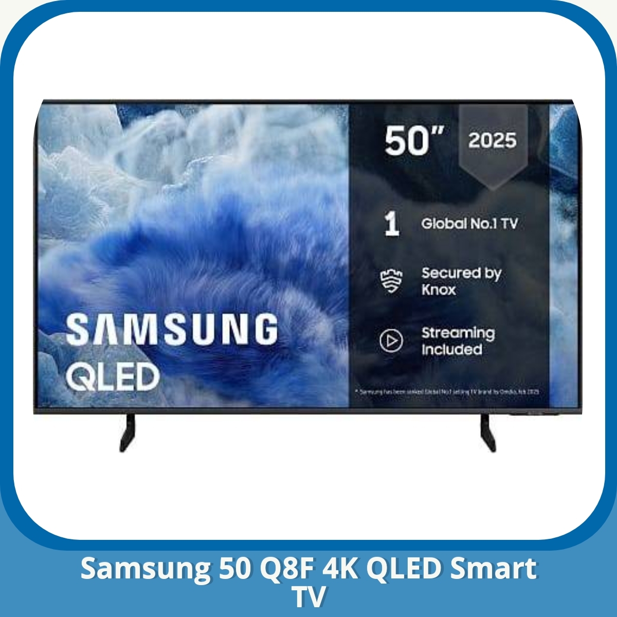 Anmeldelse af Samsung 50 Q8F 4K QLED Smart TV