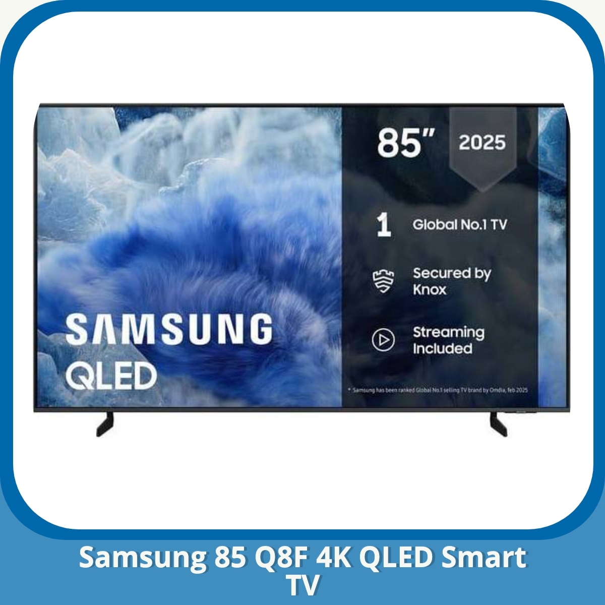 Anmeldelse af Samsung 85 Q8F 4K QLED Smart TV