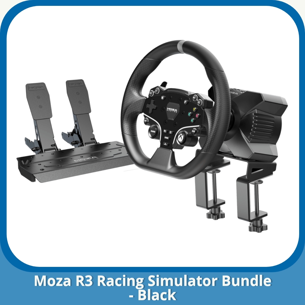 Anmeldelse af Moza R3 Racing Simulator Bundle - Black