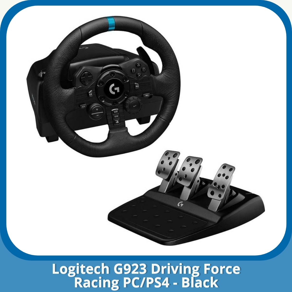 Anmeldelse af Logitech G923 Driving Force Racing PC/PS4 - Black