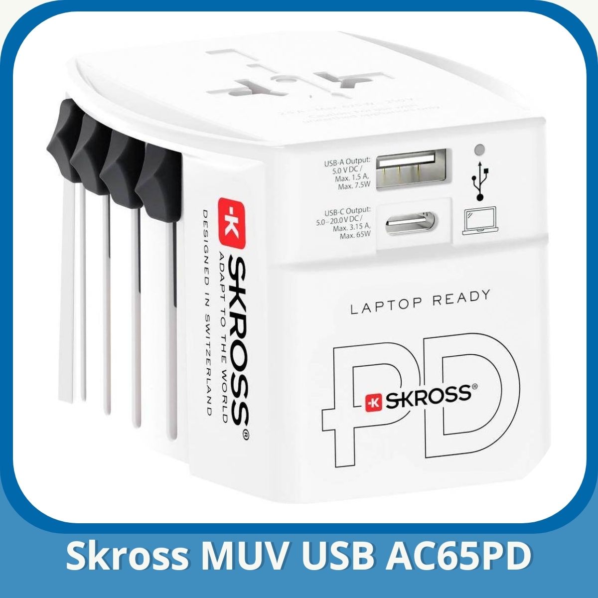 Anmeldelse af Skross MUV USB AC65PD