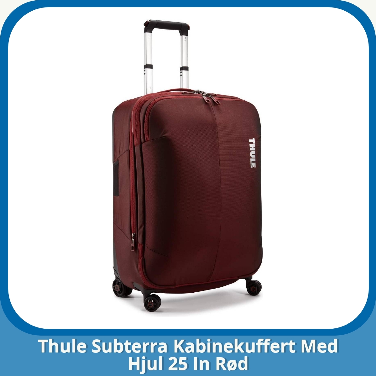 Anmeldelse af Thule Subterra Kabinekuffert Med Hjul 25 In Rød