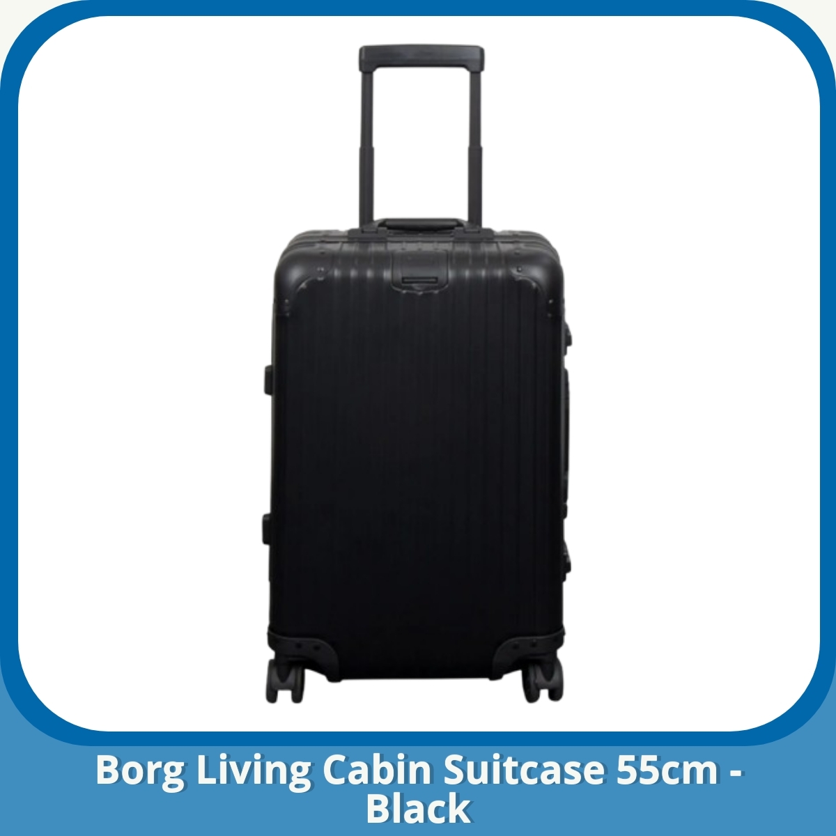 Anmeldelse af Borg Living Cabin Suitcase 55cm - Black