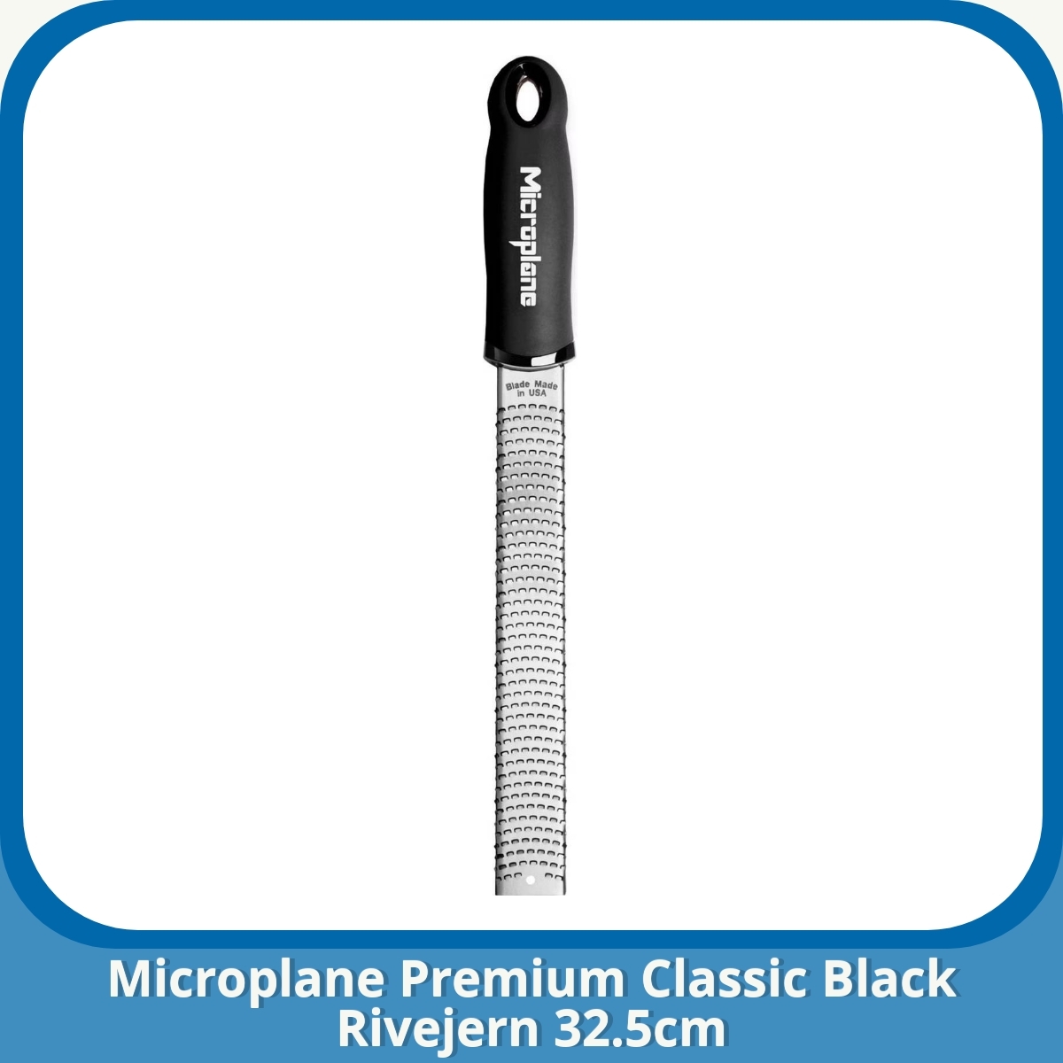 Anmeldelse af Microplane Premium Classic Black Rivejern 32.5cm