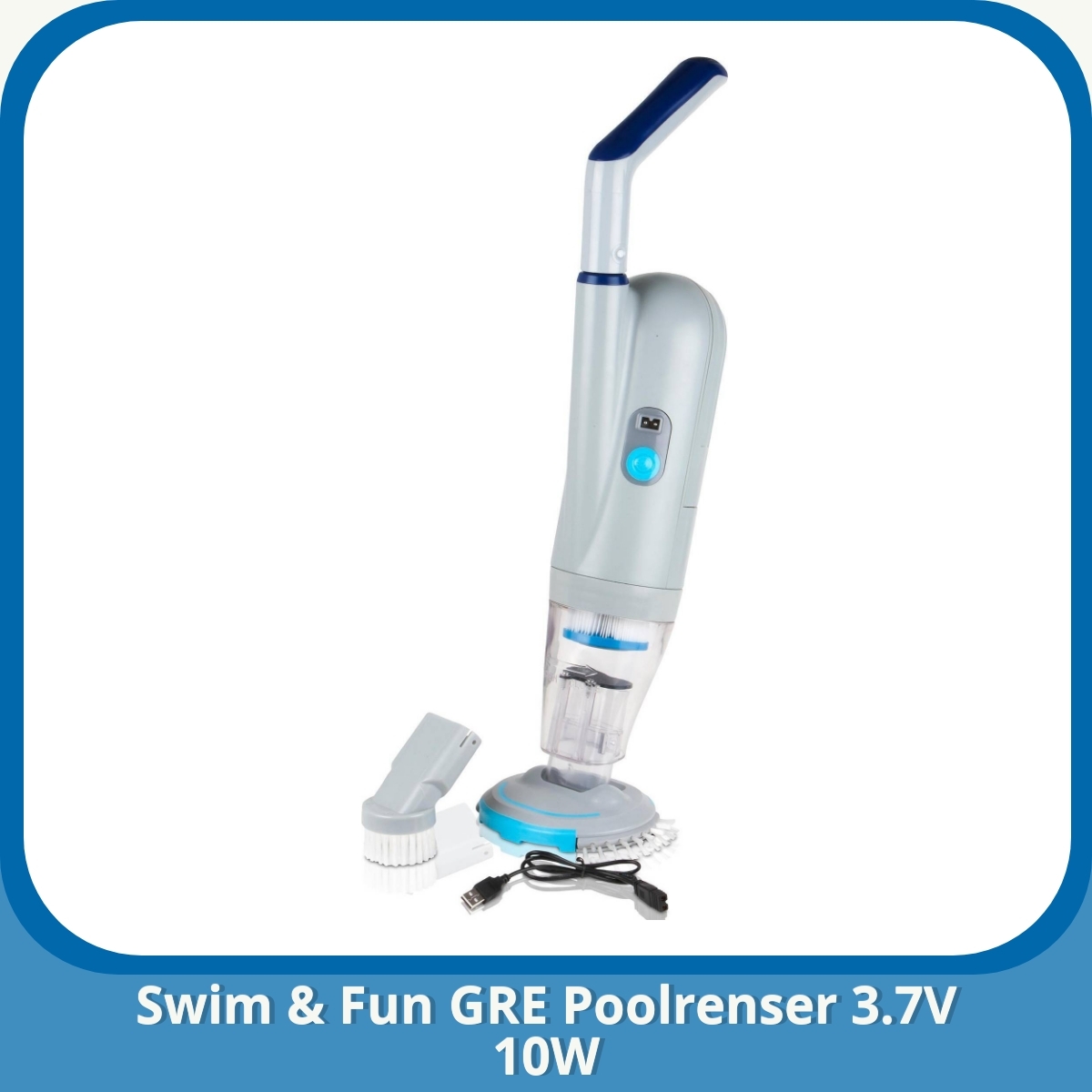 Anmeldelse af Swim & Fun GRE Poolrenser 3.7V 10W