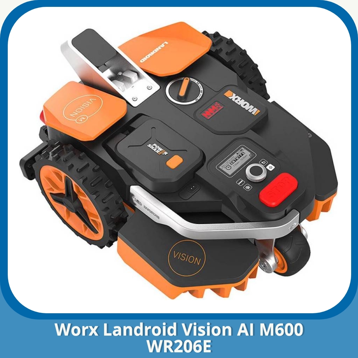 Anmeldelse af Worx Landroid Vision AI M600 WR206E