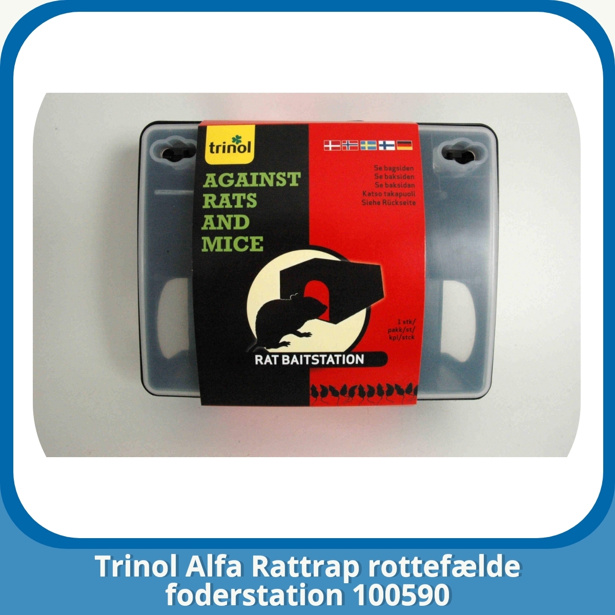 Anmeldelse af Trinol Alfa Rattrap rottefælde foderstation 100590