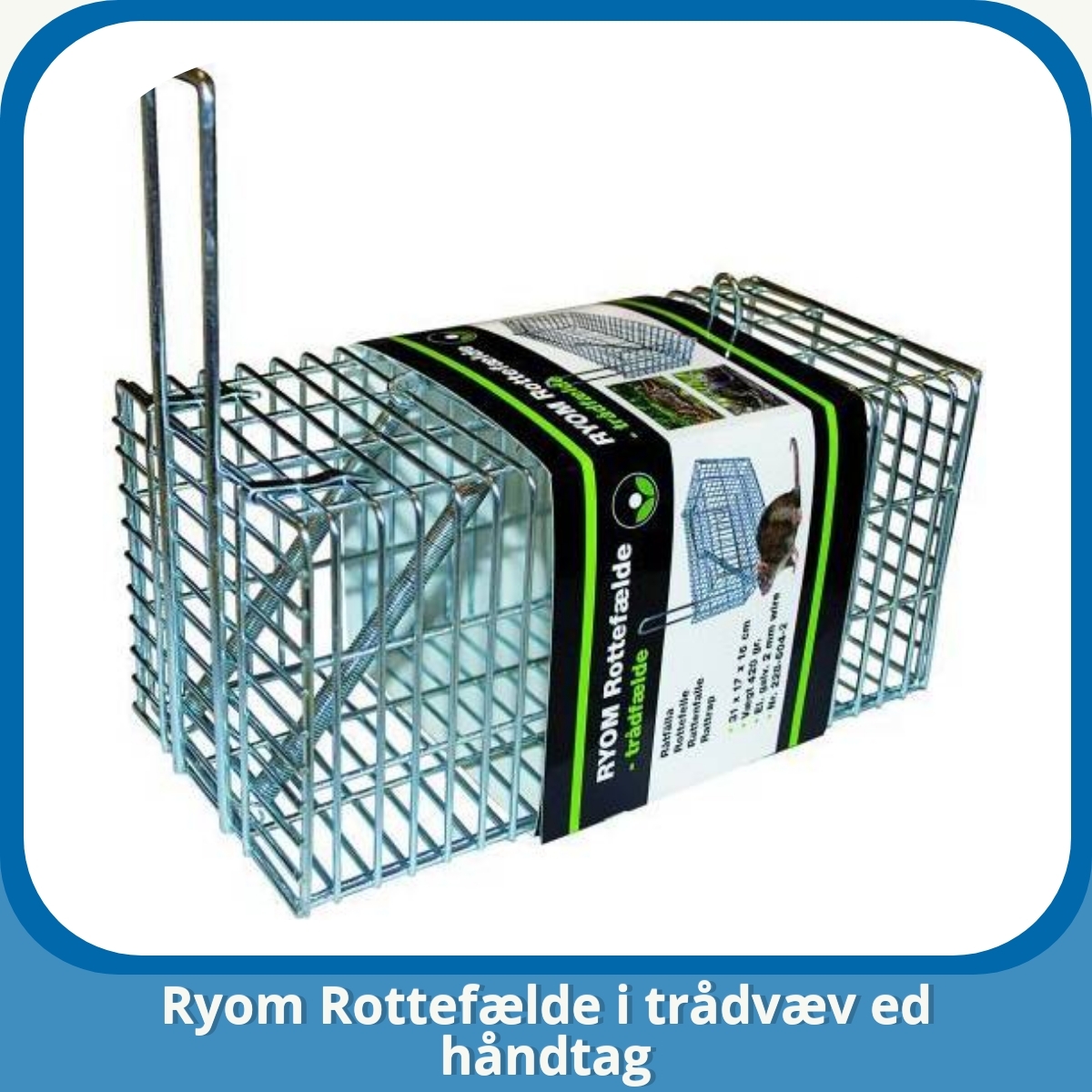 Anmeldelse af Ryom Rottefælde i trådvæv ed håndtag