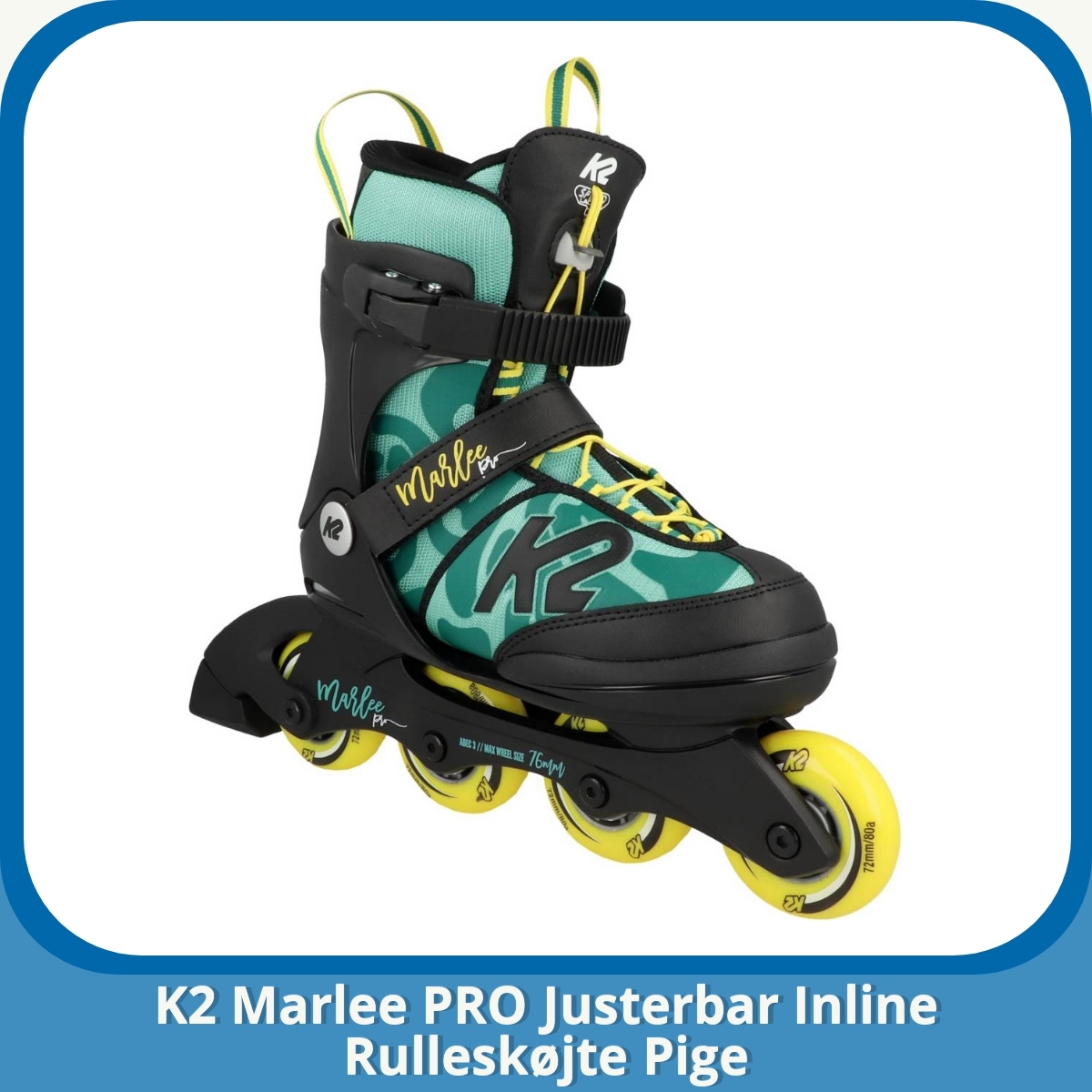 Anmeldelse af K2 Marlee PRO Justerbar Inline Rulleskøjte Pige
