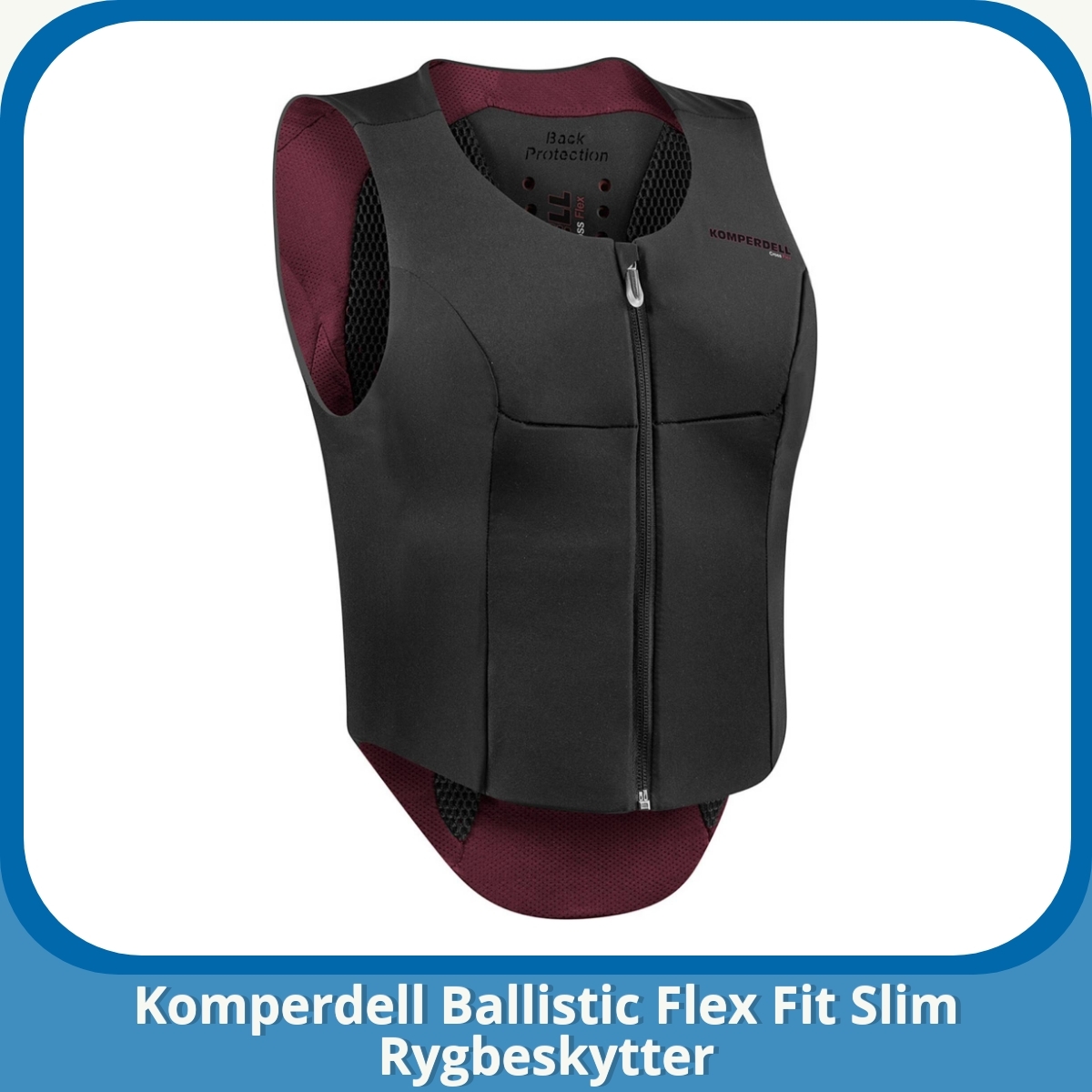 Anmeldelse af Komperdell Ballistic Flex Fit Slim Rygbeskytter