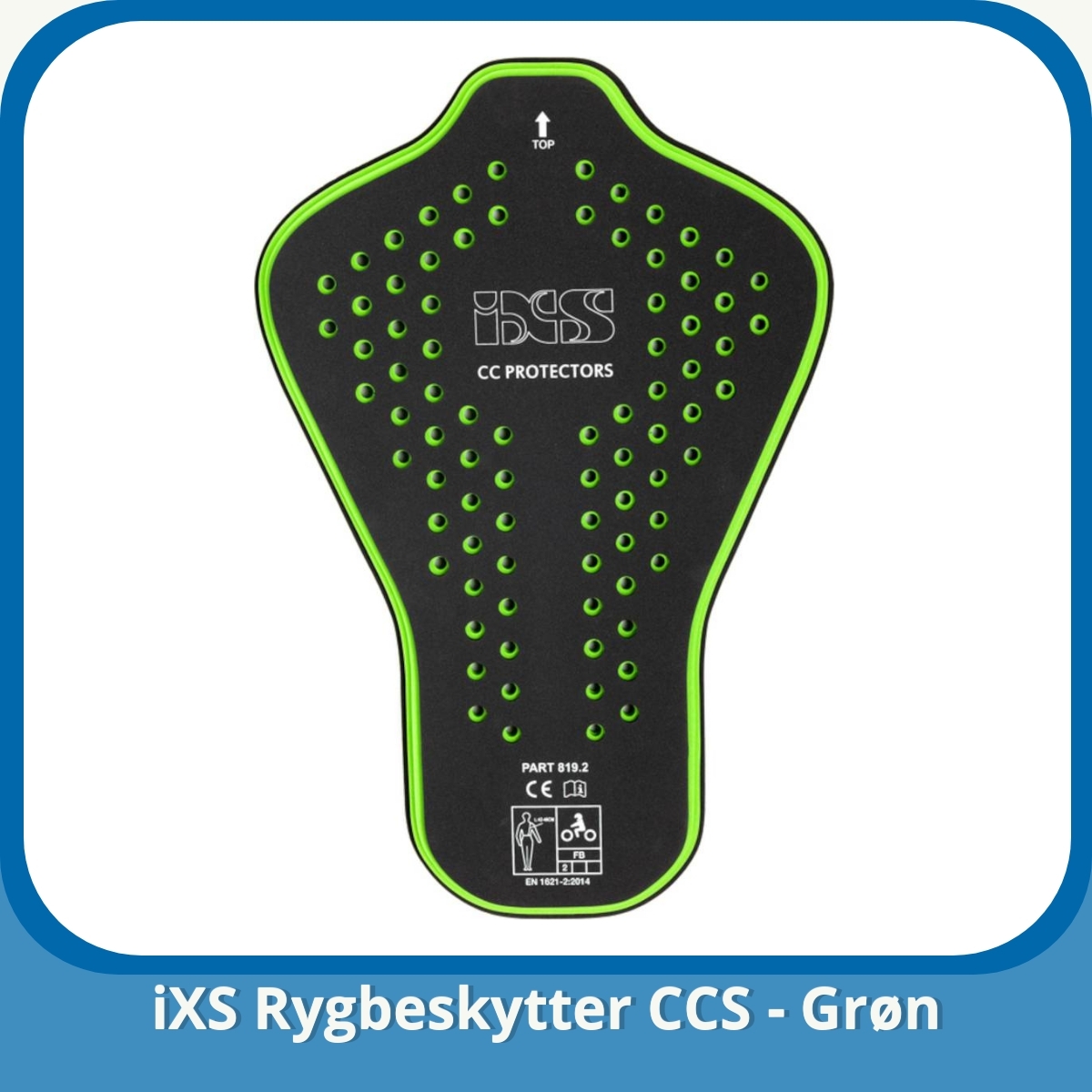 Anmeldelse af iXS Rygbeskytter CCS - Grøn