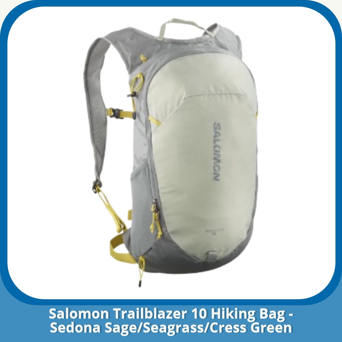 Anmeldelse af Salomon Trailblazer 10 Hiking Bag - Sedona Sage/Seagrass/Cress Green