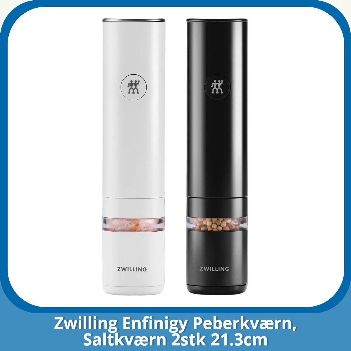 Anmeldelse af Zwilling Enfinigy Peberkværn, Saltkværn 2stk 21.3cm